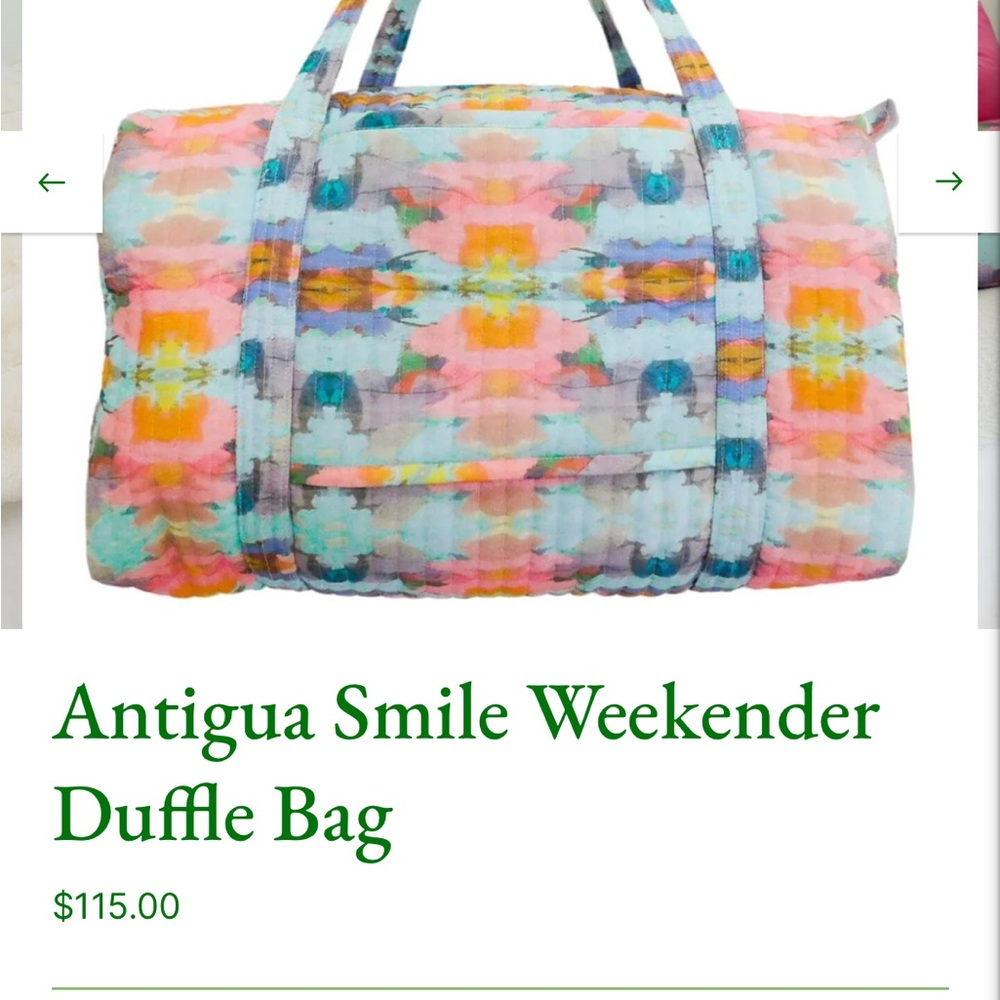 Laura Park Duffle Bag AND large toiletry bag!! Brand NEW with tags